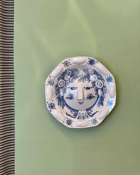 Vintage Bjørn Wiinblad ceramic wall plate