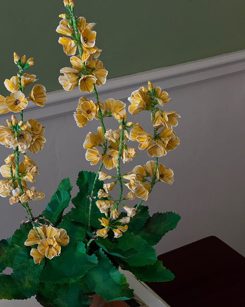 Paper flower ”Yellow primrose japonica"
