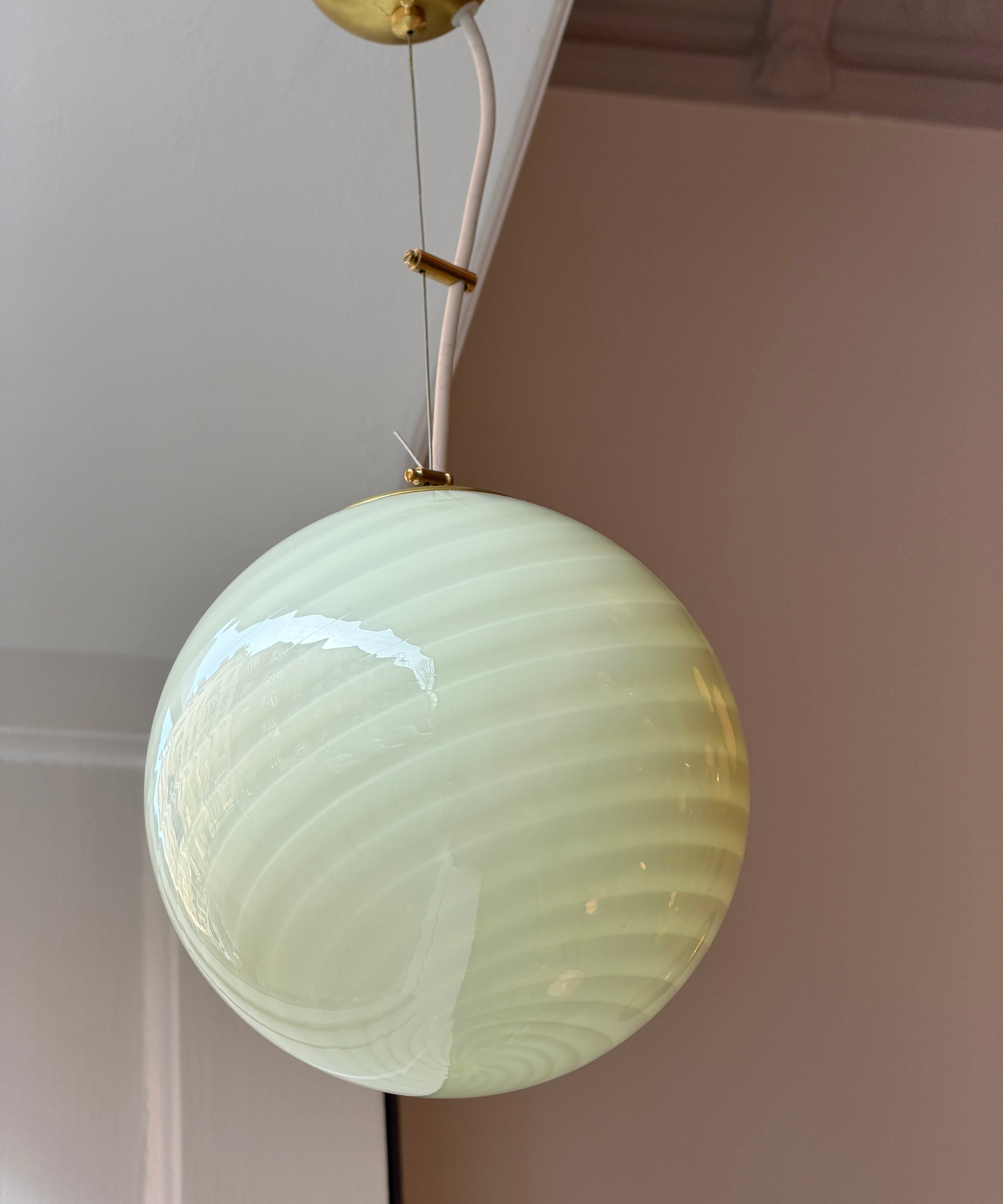 Candy ceiling lamp - Pistachio swirl (D20)