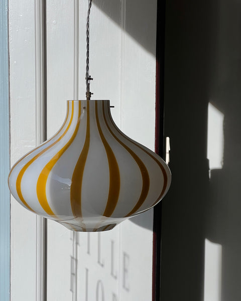 Ceiling lamp - Amber vertical stripes Cipolla (D40)