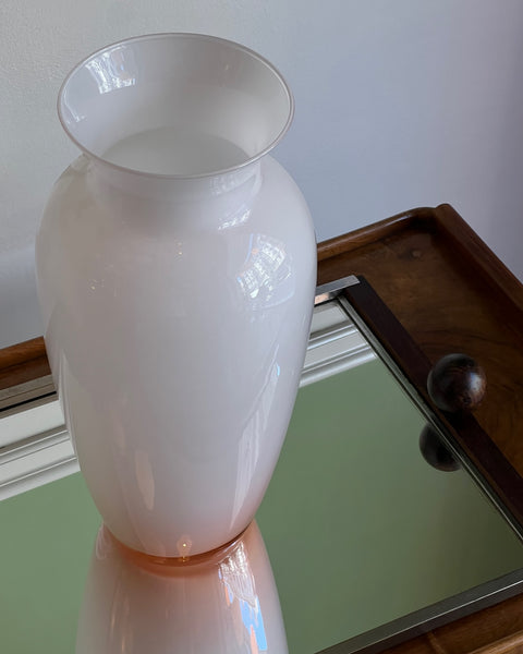 Vintage pink Murano vase