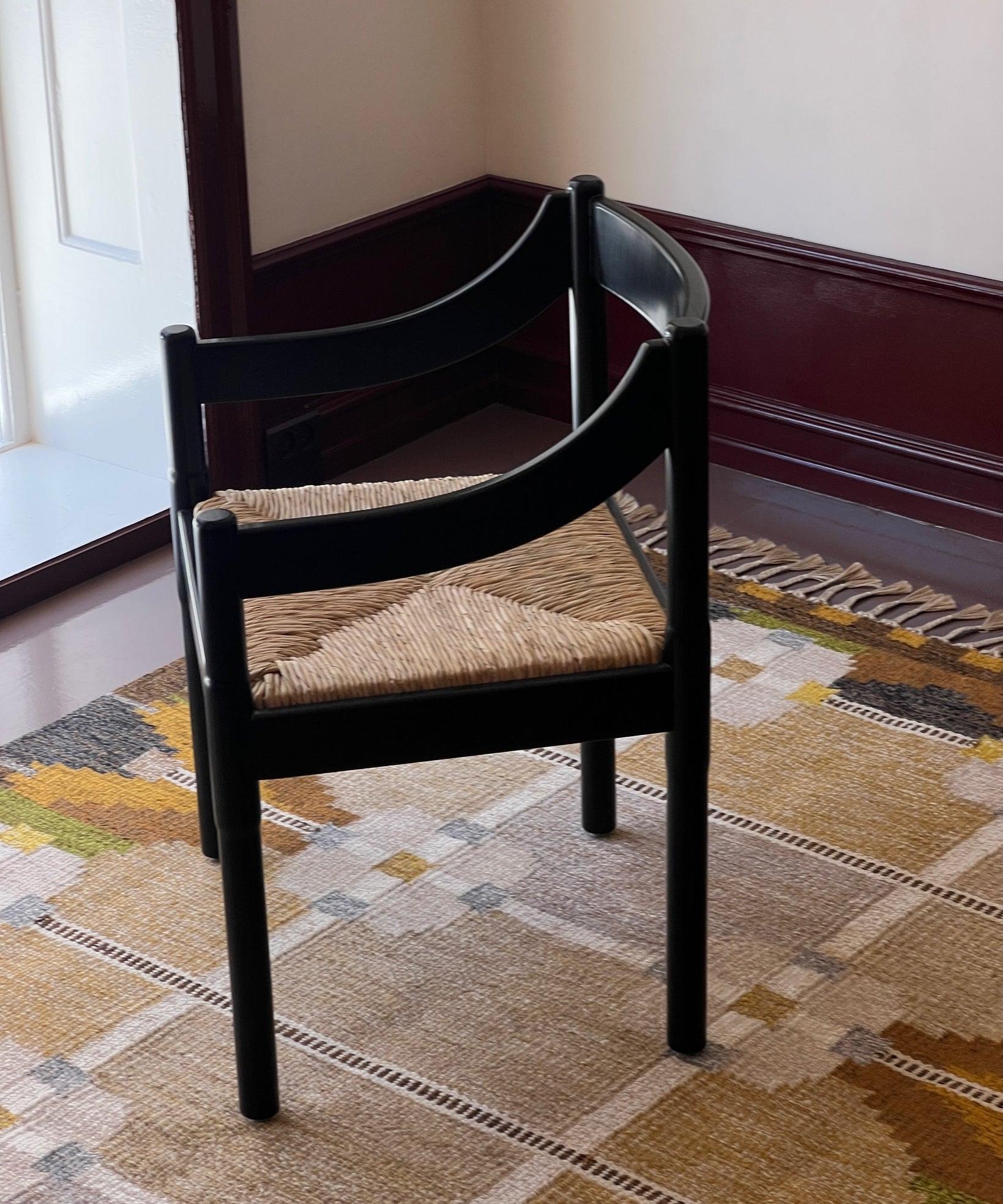 Carimate chair by Vico Magistretti - Black