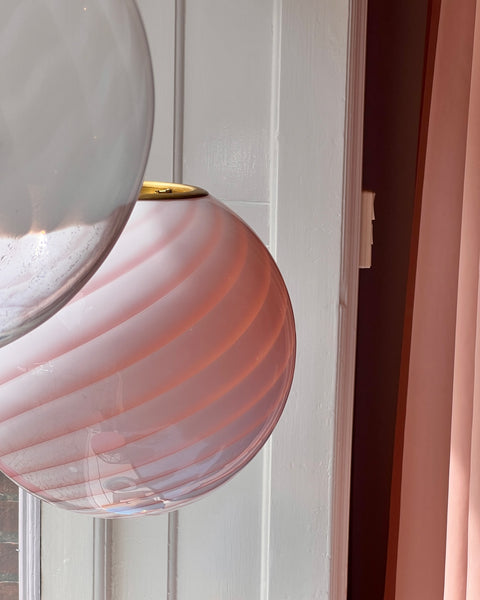 Ceiling lamp - Peach swirl (D40)