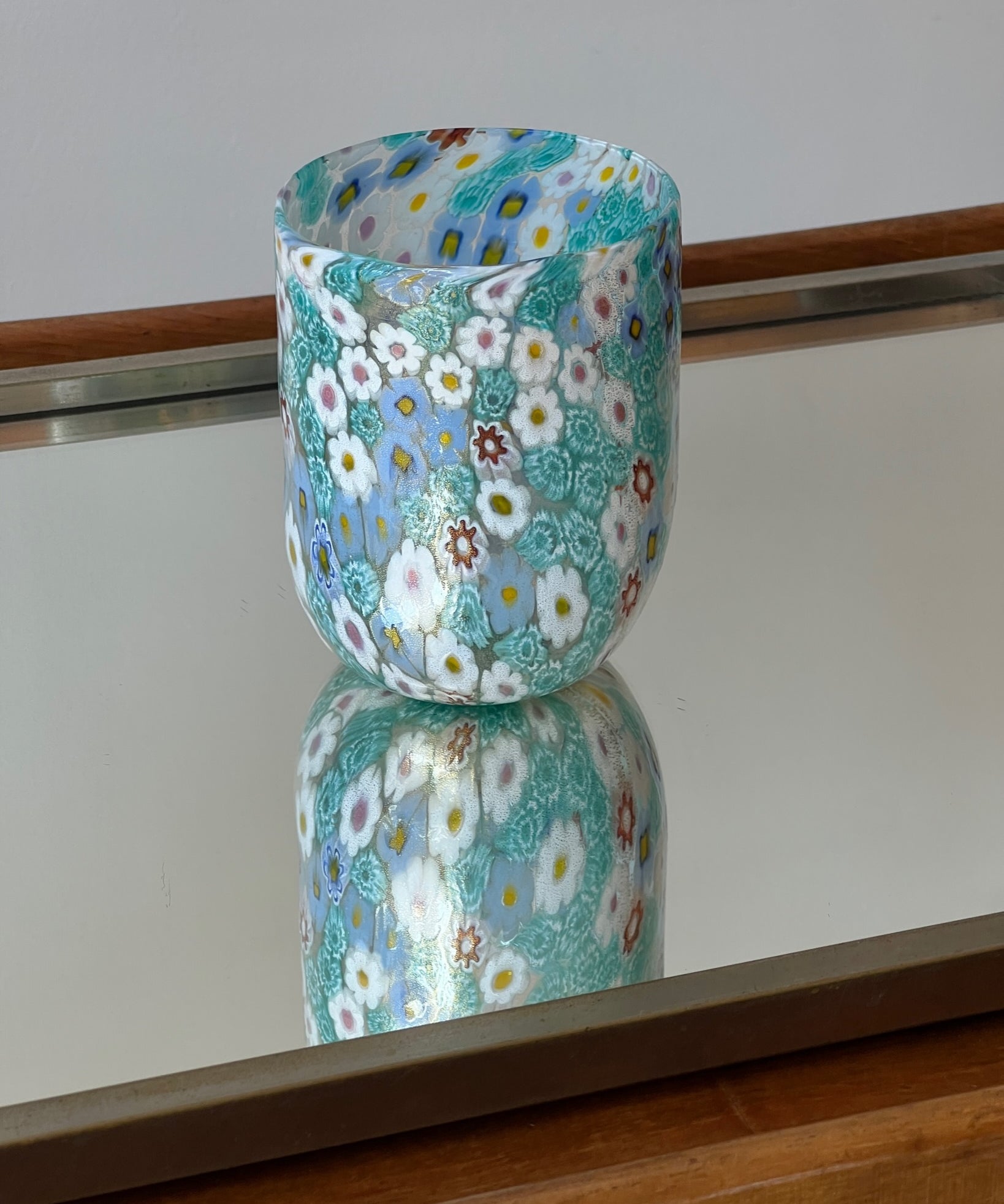 Vintage Murano Millefiori glass