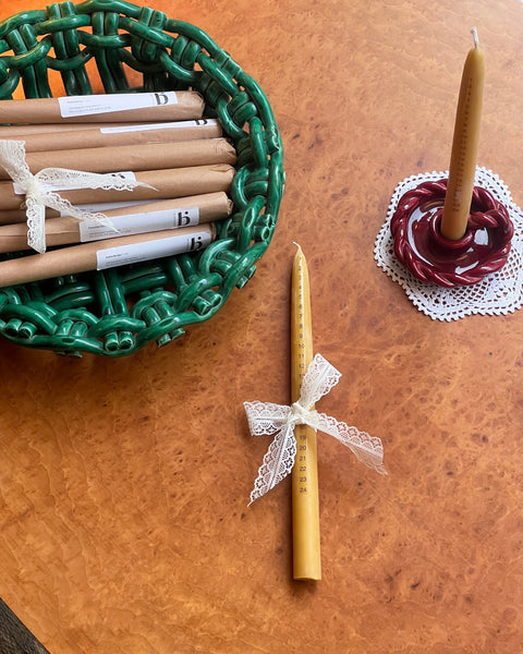 Calendar candle (beeswax)