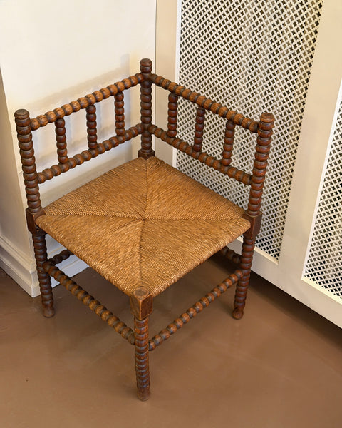 Vintage Bobbin corner chair