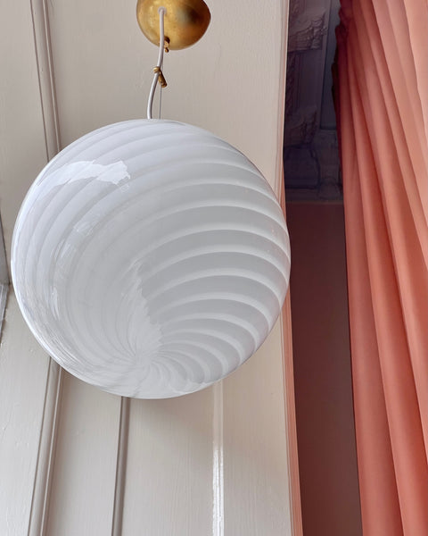 Ceiling lamp - White swirl (D30)