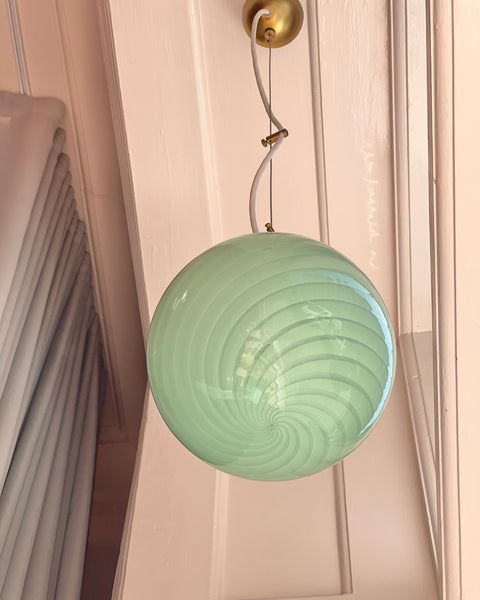Ceiling lamp - Light green/mint swirl (D20)