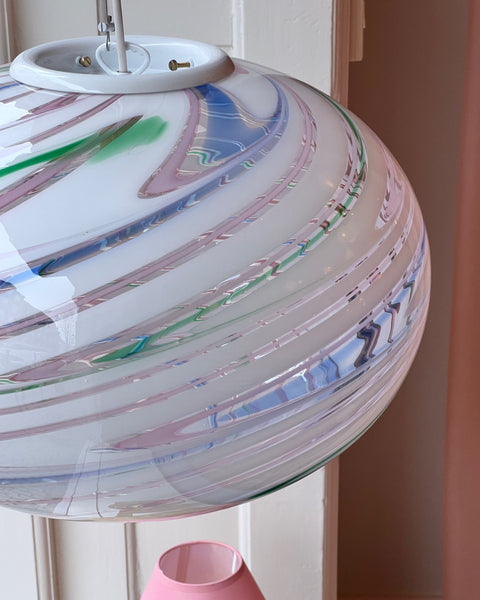 Vintage Murano Multi-coloured/transparent ceiling lamp (D45)
