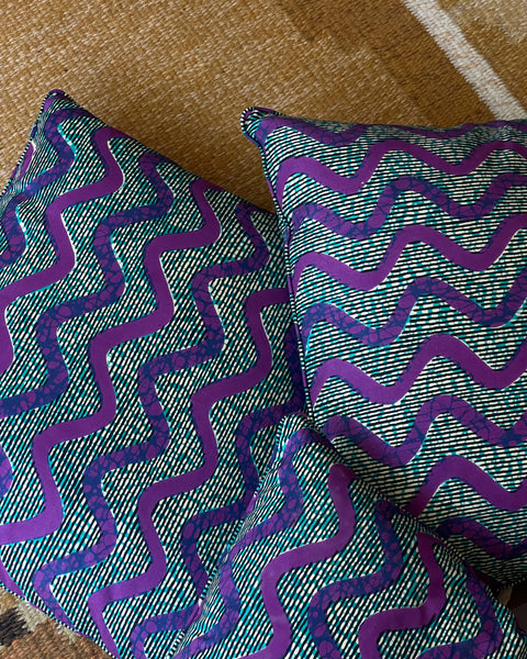 Bespoke cushion (purple)