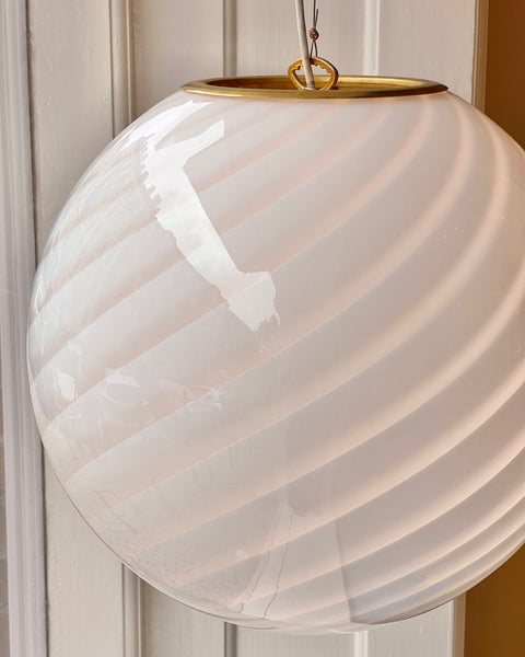 Ceiling lamp - White swirl (D40)
