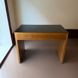 Vintage Italian burl wood desk