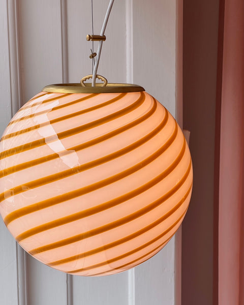 Ceiling lamp - Amber swirl (D30)