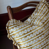 Marianne ruffled cushion - Saffron