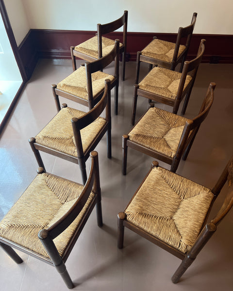 Carimate chairs by Vico Magistretti (8 available)