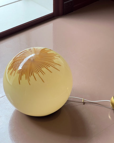 Vintage Ludovico Diaz de Santillana Murano Anemone ceiling lamp (D40)