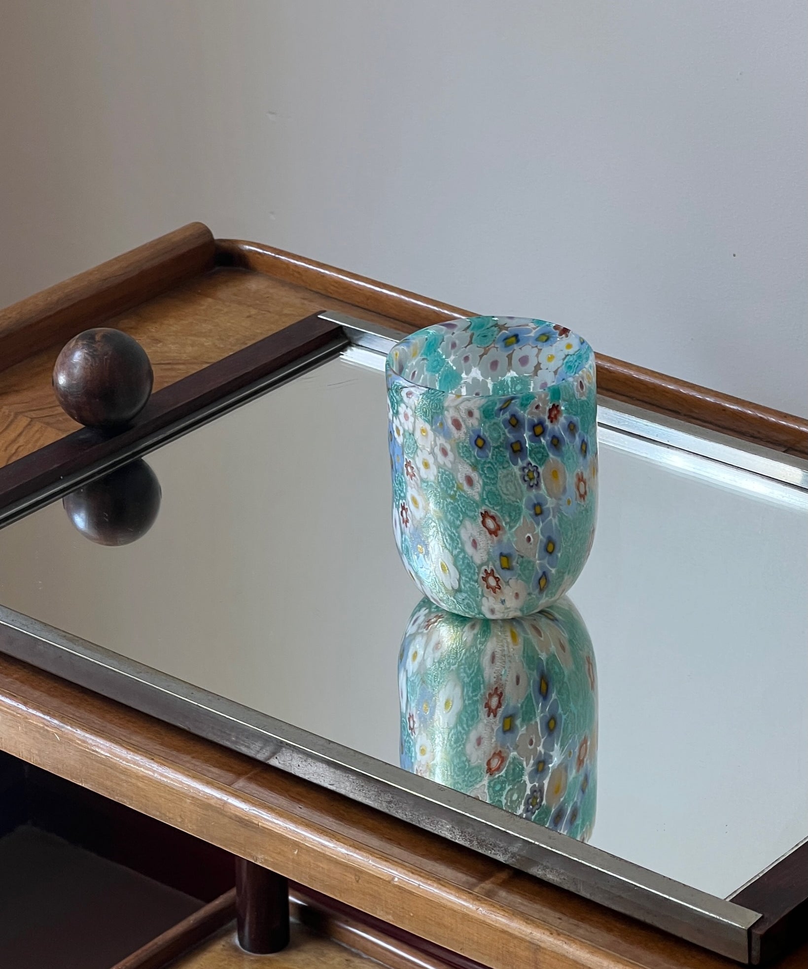 Vintage Murano Millefiori glass