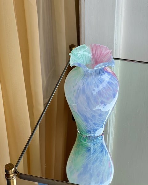 Vintage multi-coloured Murano vase