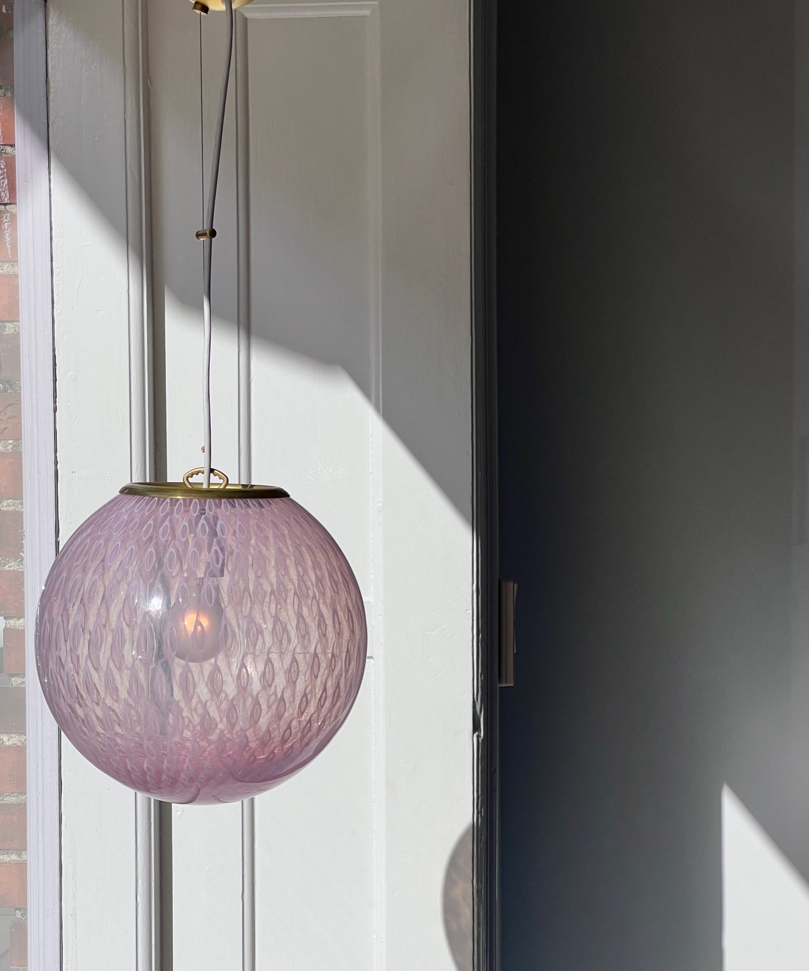Candy ceiling lamp - Pink dotted (D30) (Available upon request)