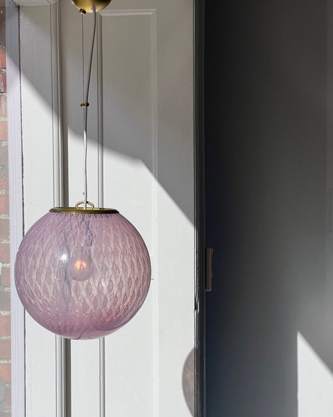 Ceiling lamp - Pink dotted (D30)