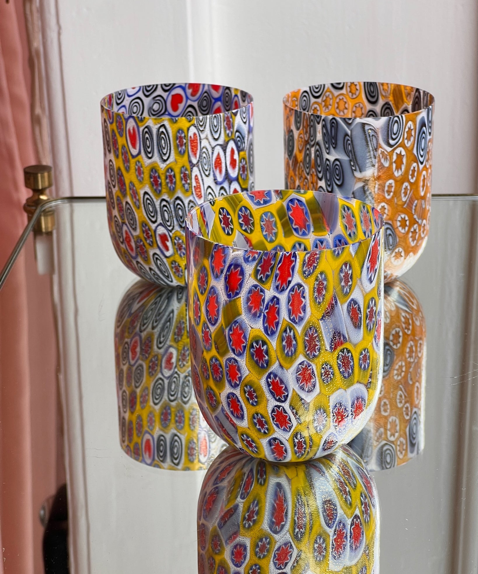 Vintage Murano Millefiori glass