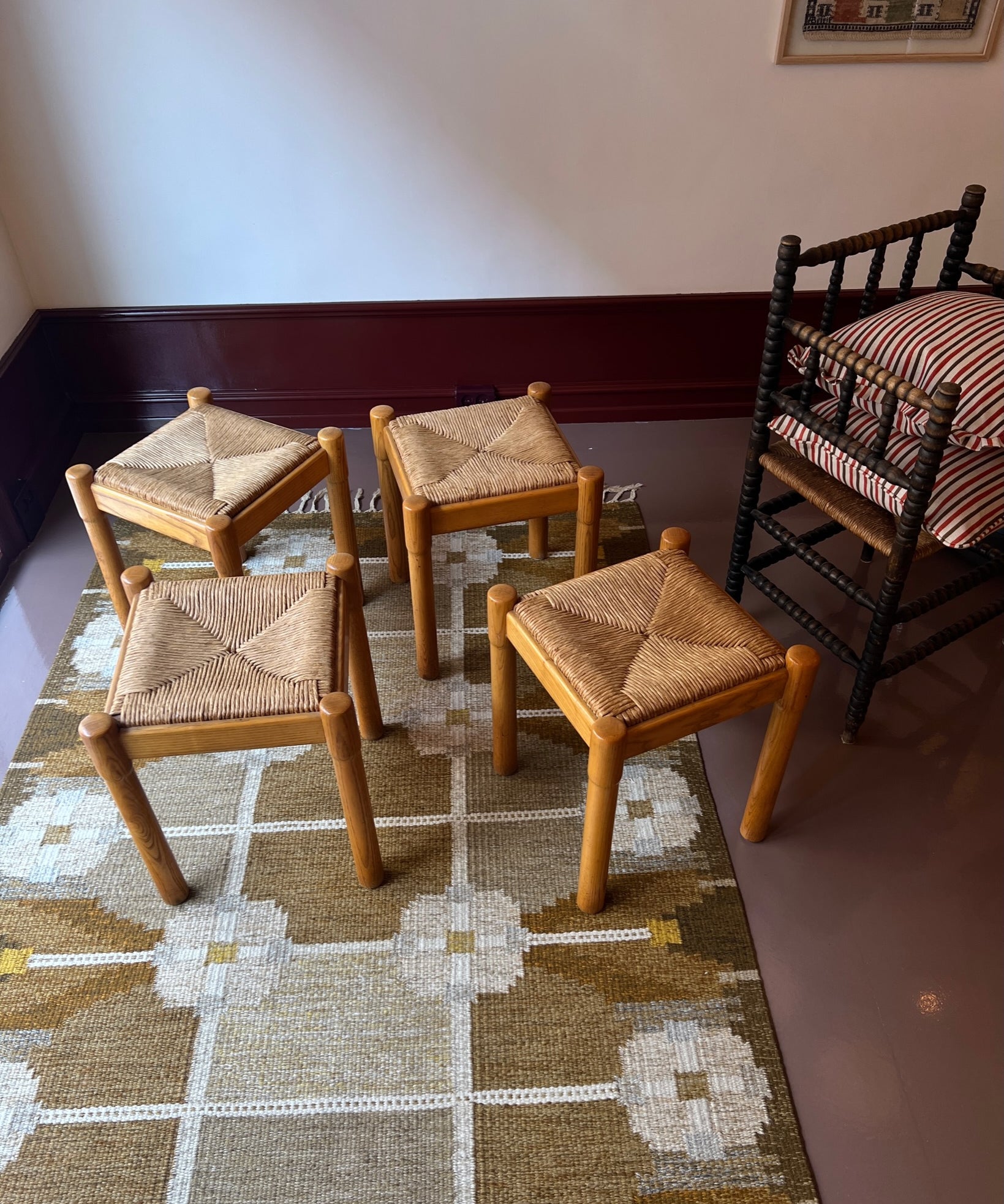 Carimate stool by Vico Magistretti