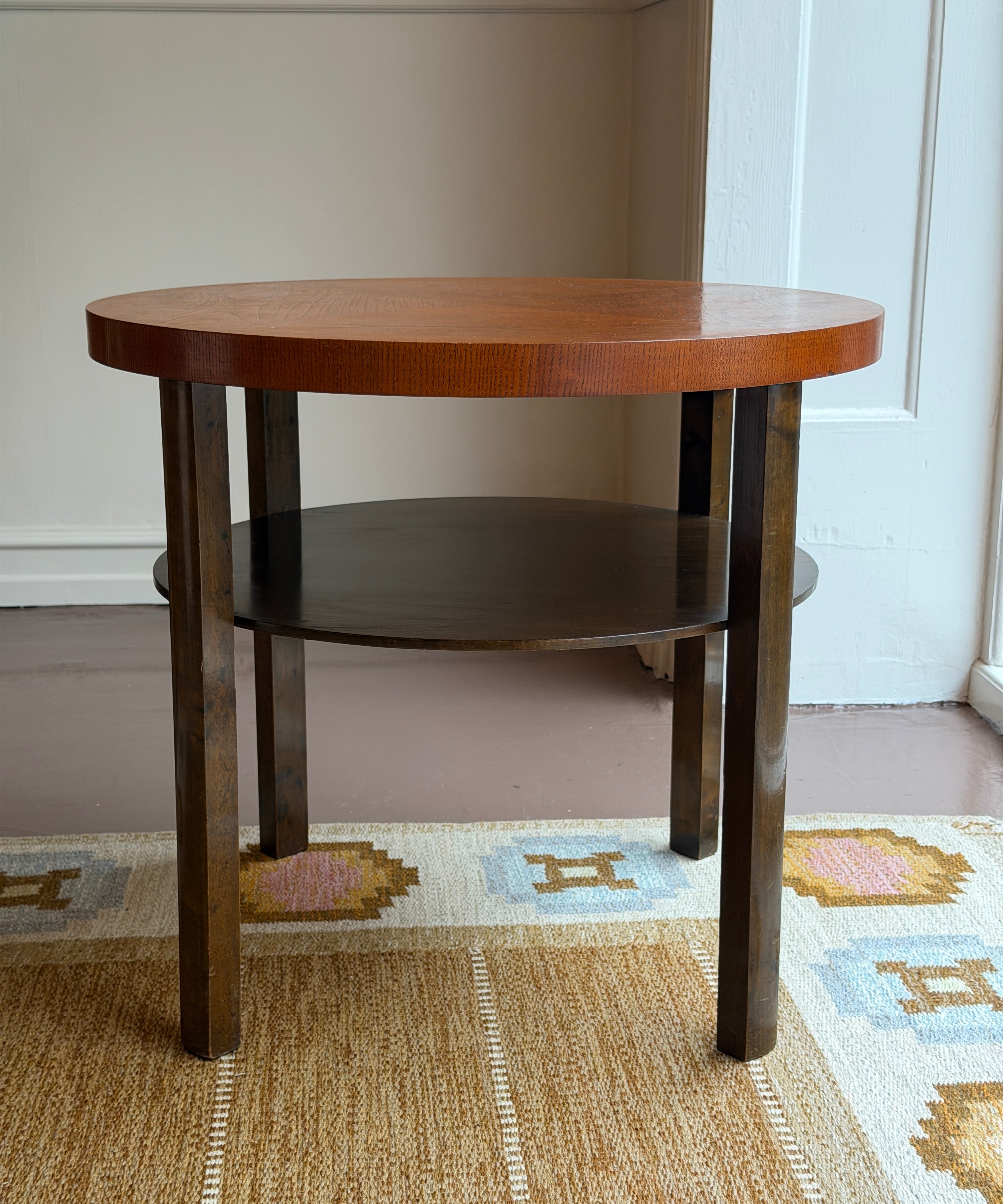 Vintage wooden coffee table, Sweden, 1930s/40s