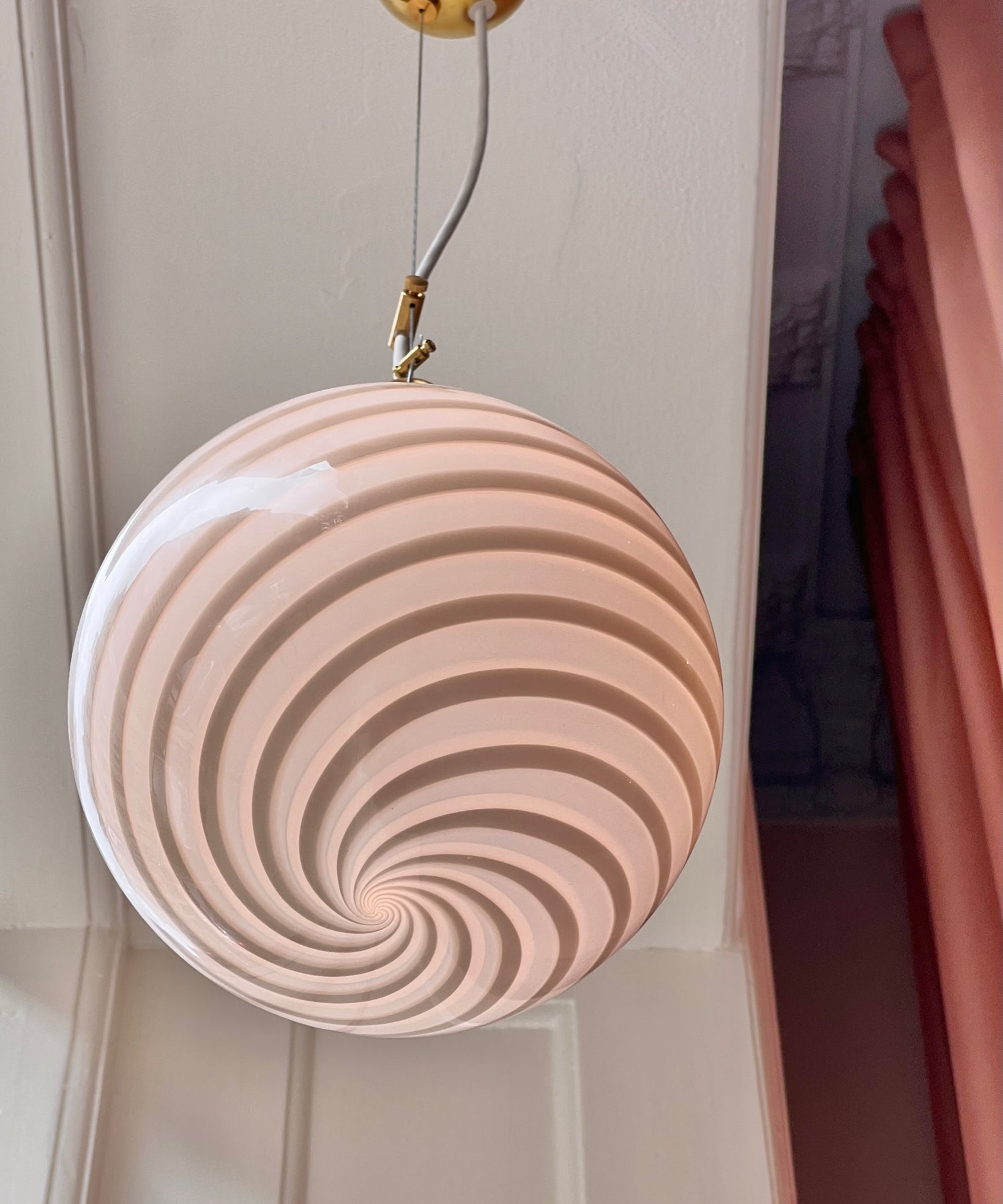 Ceiling lamp - Grey swirl (D20)