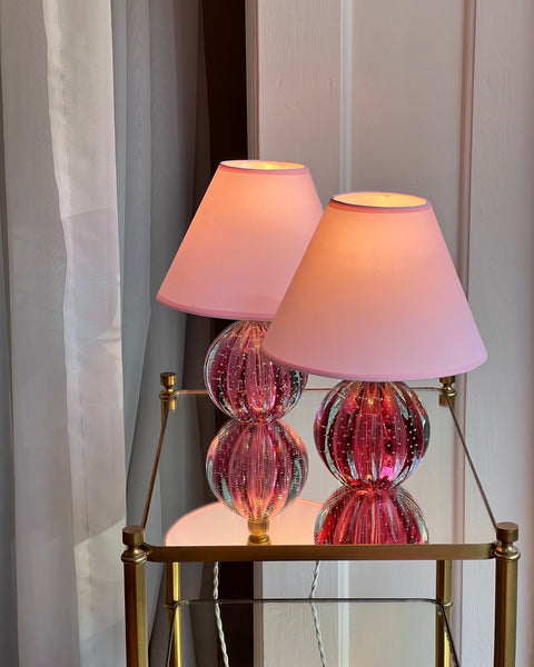 Vintage Murano table lamp (with shade) - 2 available