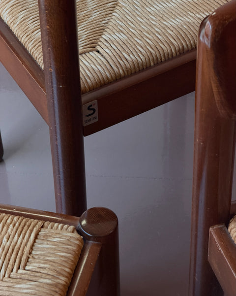 Campiglia Chairs by Vico Magistretti for Schiffini (Set of 4)