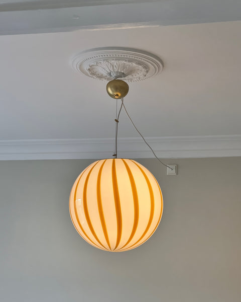 Ceiling lamp - Amber vertical stripes (D40)
