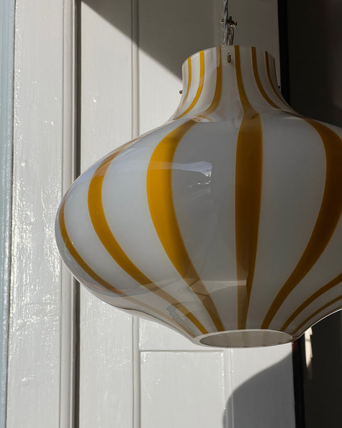 Ceiling lamp - Amber vertical stripes Cipolla (D40)