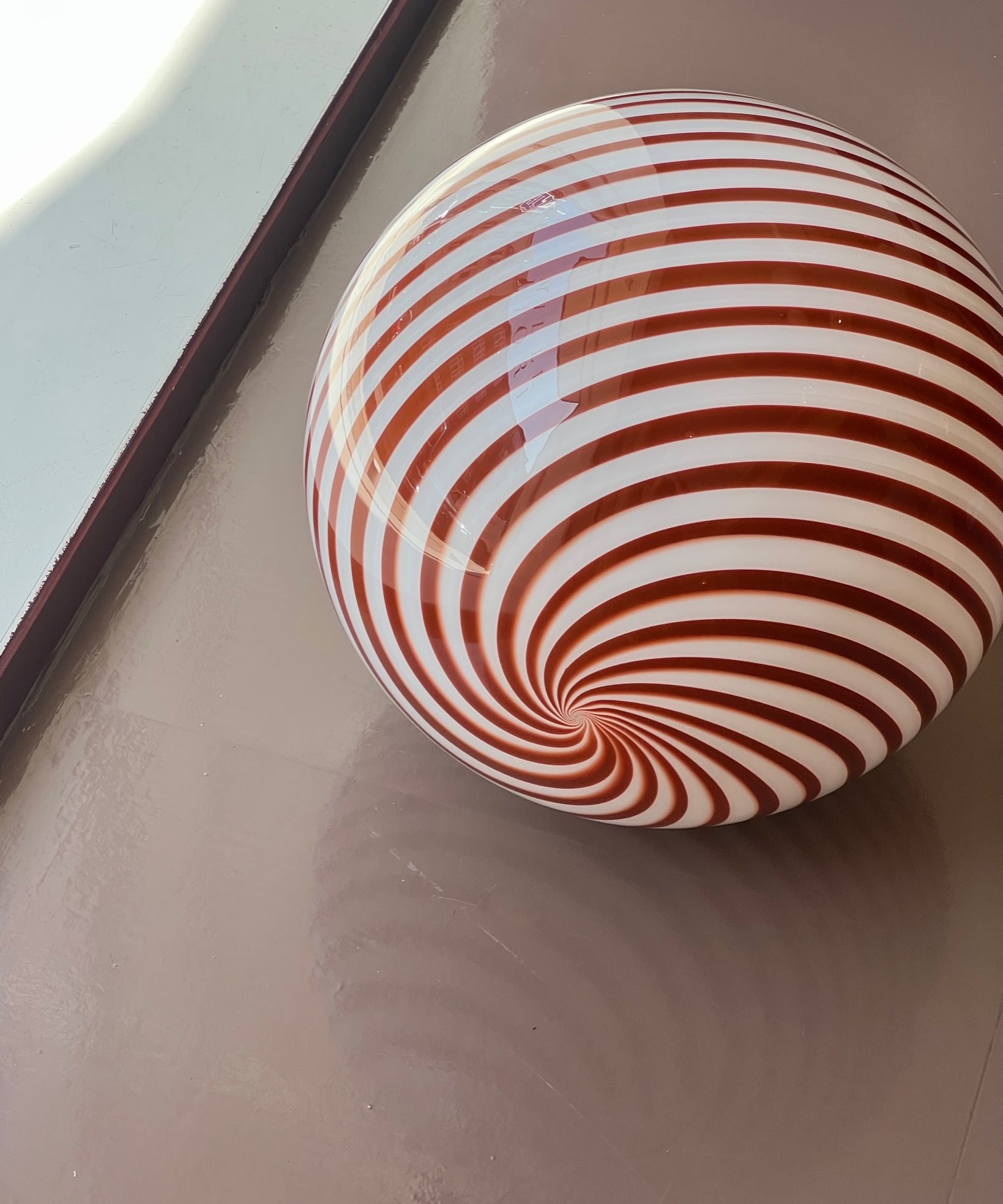 Candy ceiling lamp - Auburn swirl (D40)