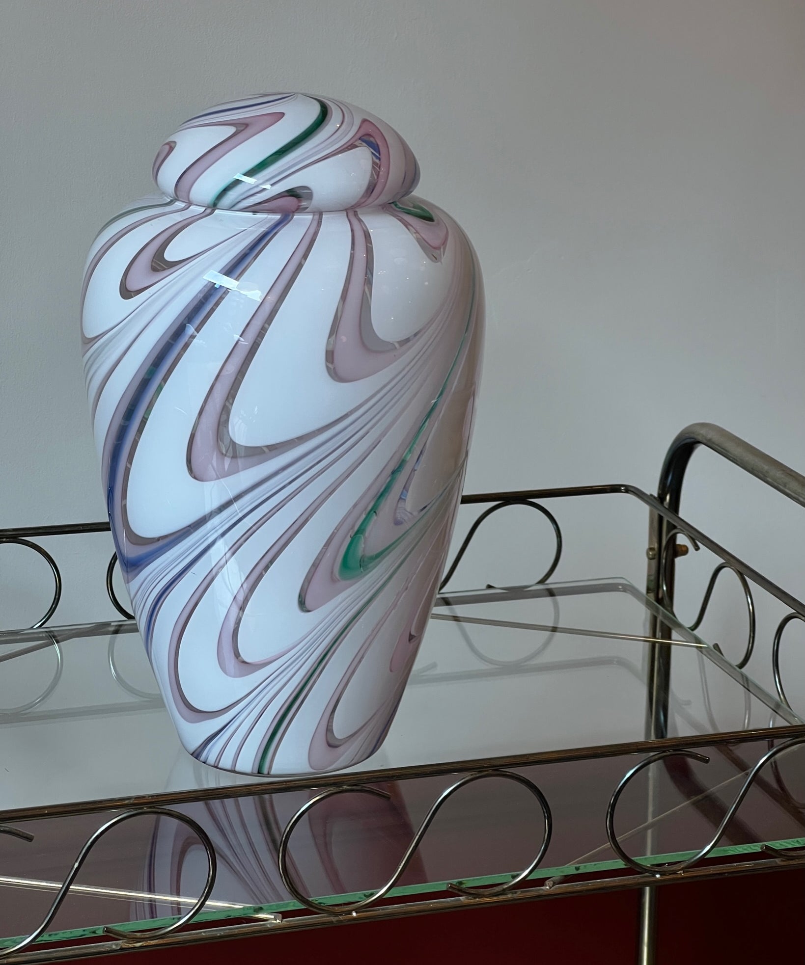 Vintage large multi Murano bonbonniere