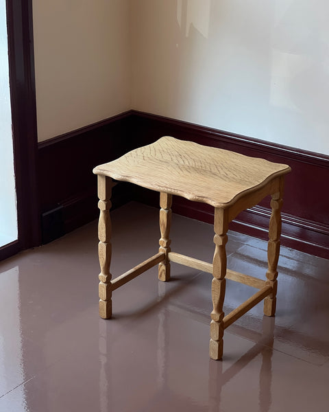 Vintage wooden side table (medium)