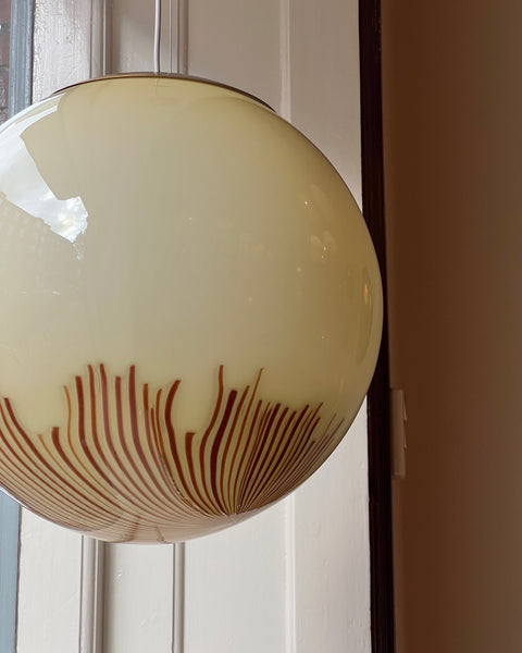 Vintage Ludovico Diaz de Santillana Murano Anemone ceiling lamp (D45)