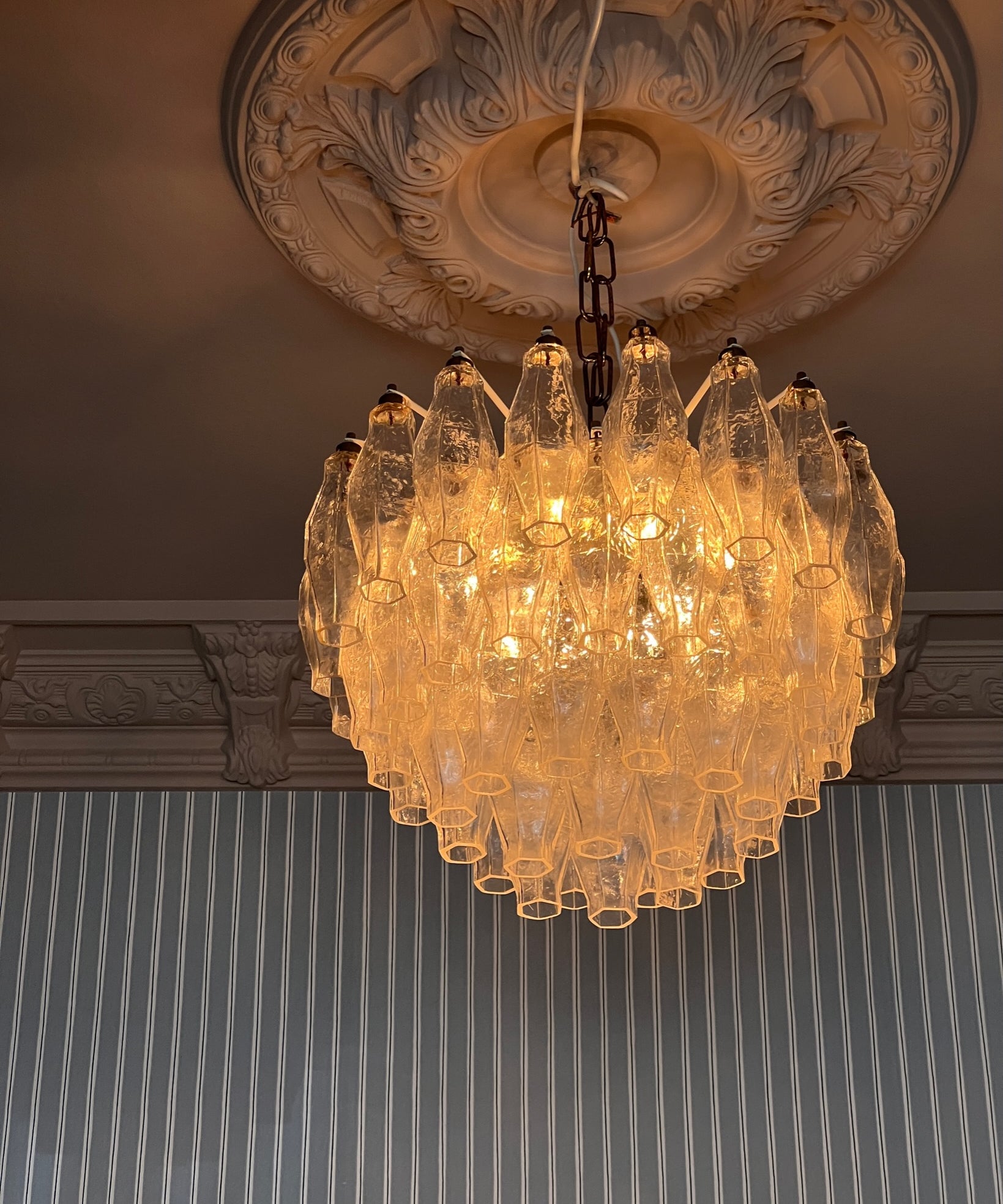 Vintage Carlo Scarpa Murano chandelier