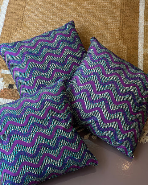 Bespoke cushion (purple)