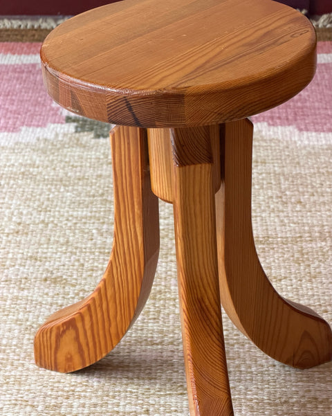 Vintage wooden stool