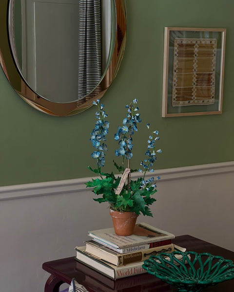 Paper flower ”Blue delphinium”