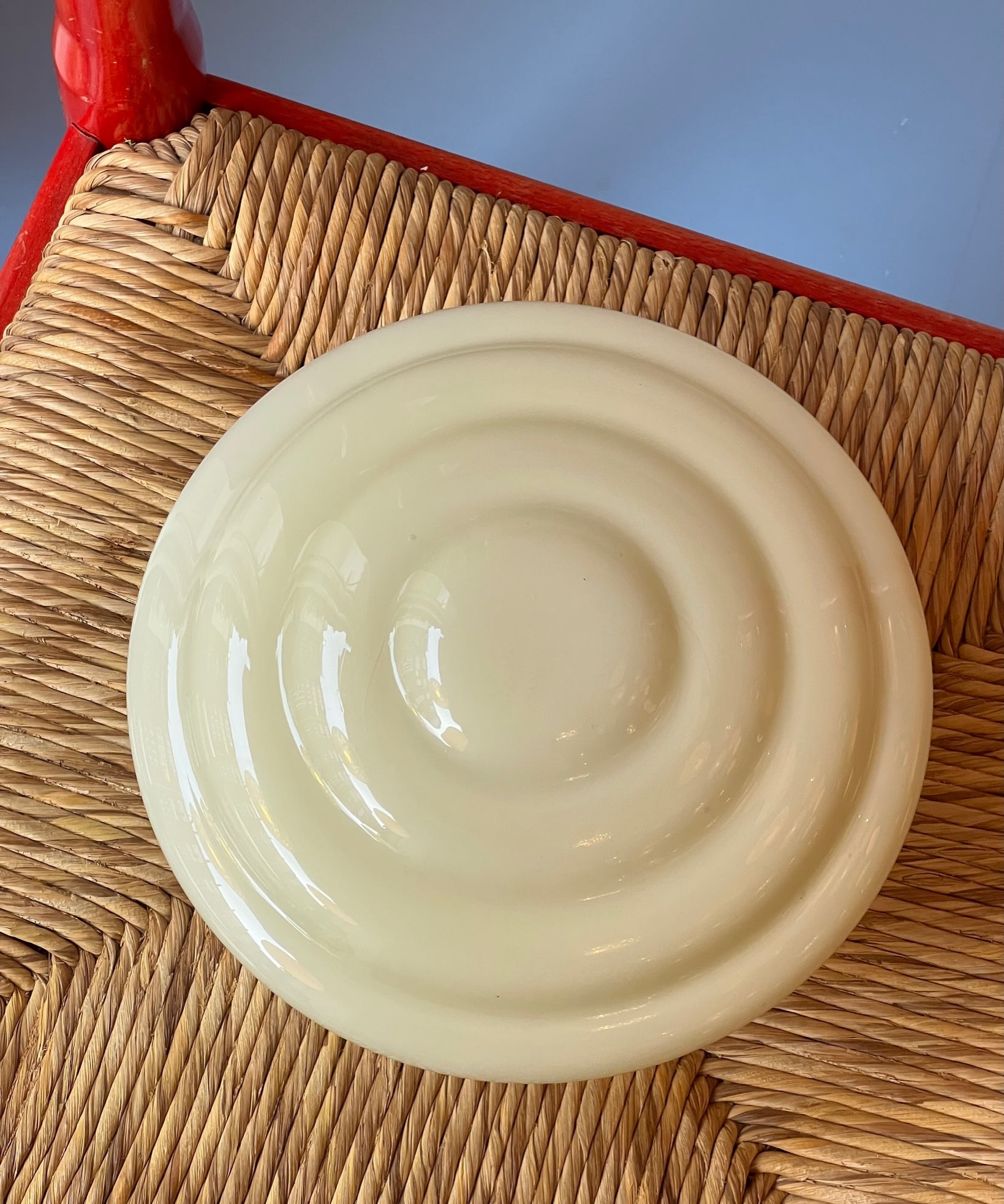 Vintage Murano opal yellow ceiling/wall lamp