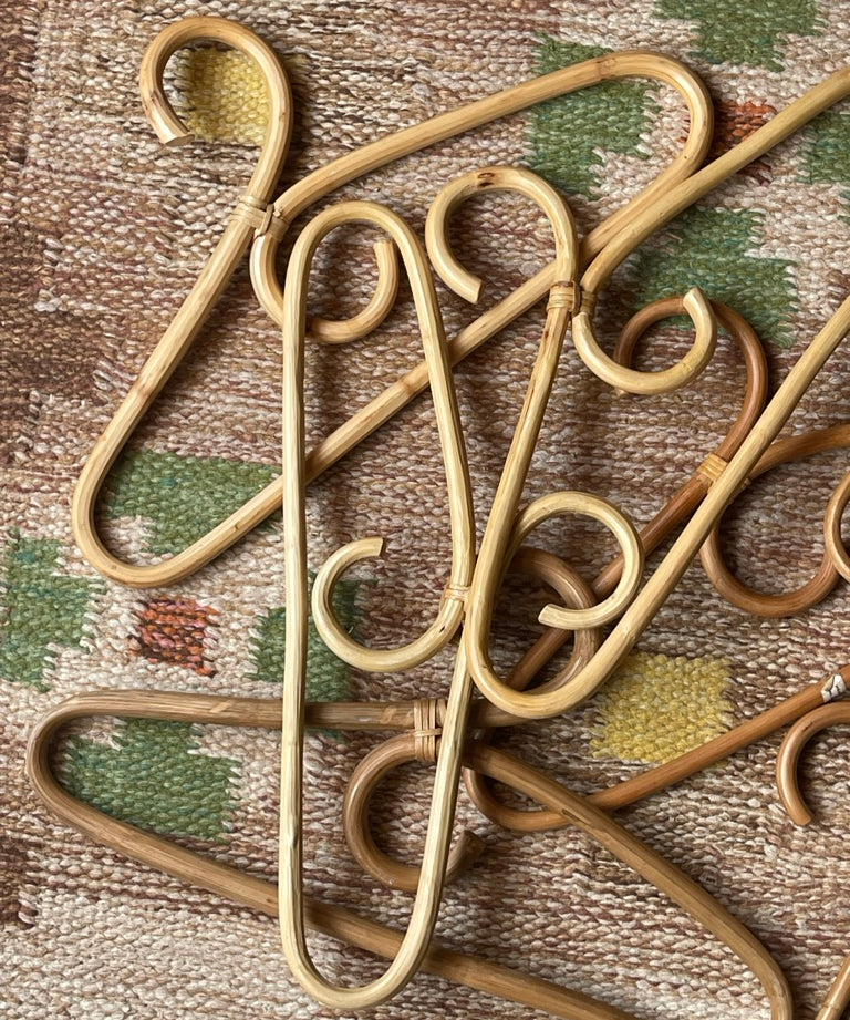 Vintage bamboo hangers