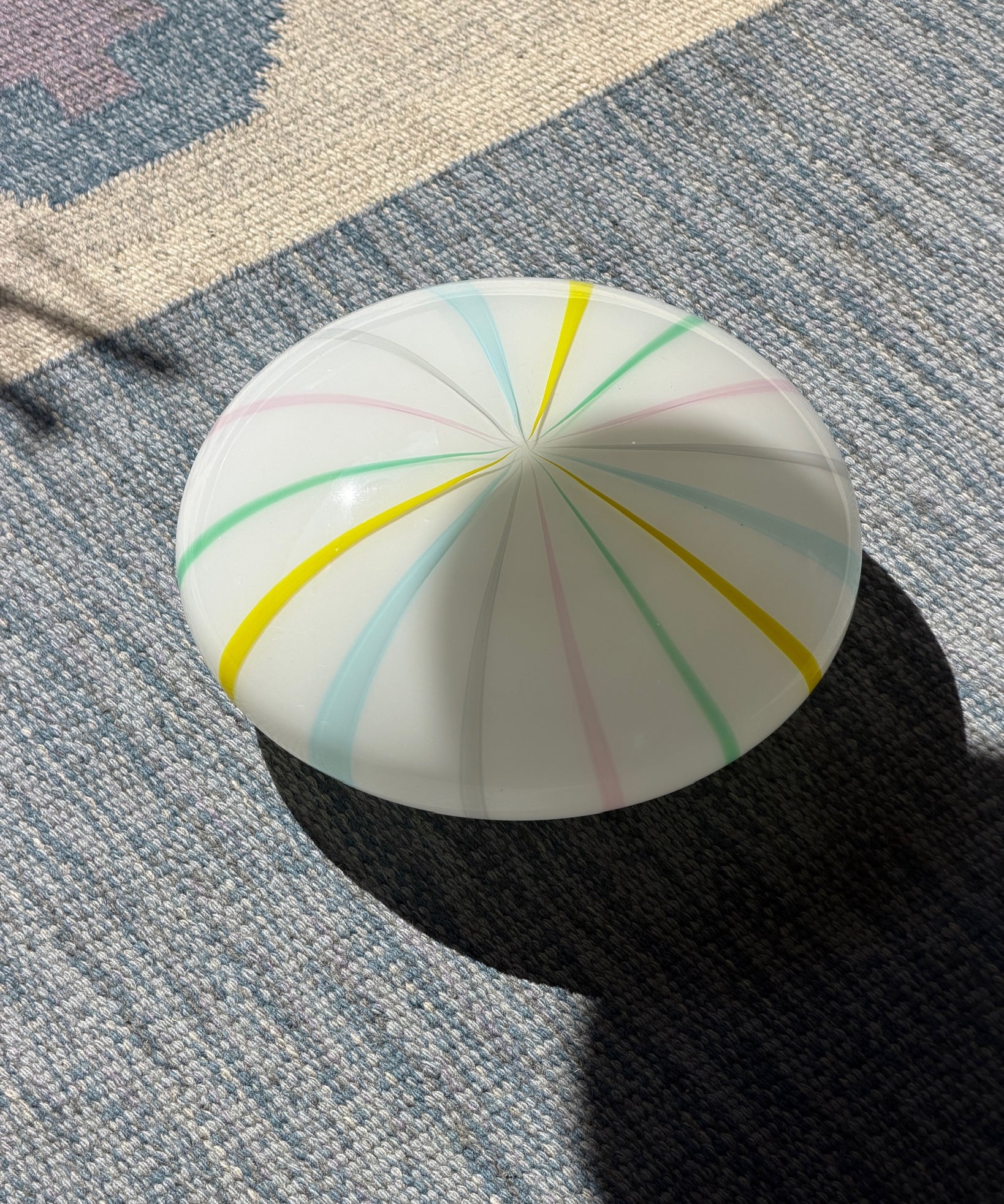 Vintage Murano multi-colored ceiling/wall lamp (D30)