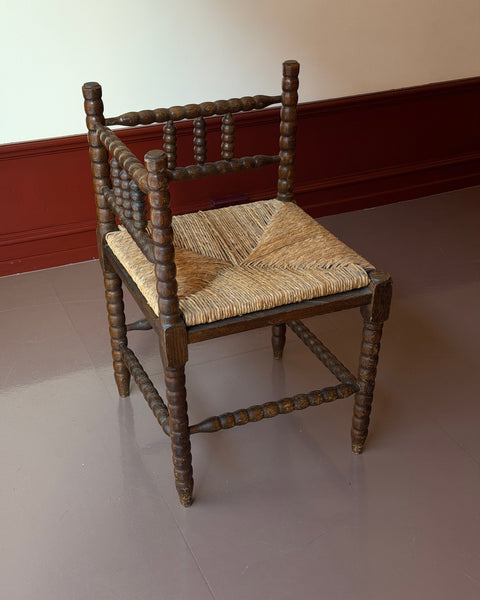 Vintage Bobbin corner chair
