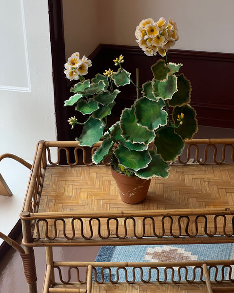 Paper flower ”Yellow pelargonium"