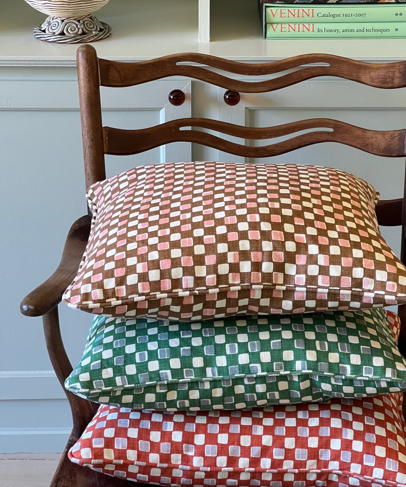 Faye cushion - Brown