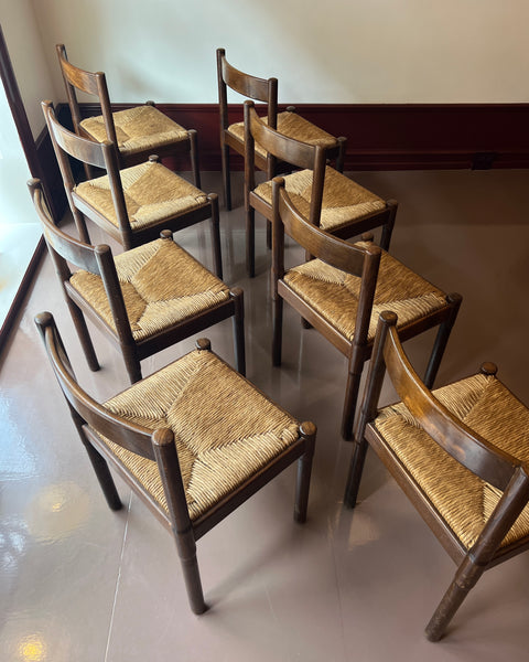 Carimate chairs by Vico Magistretti (8 available)