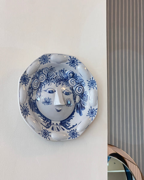 Vintage Bjørn Wiinblad ceramic wall plate