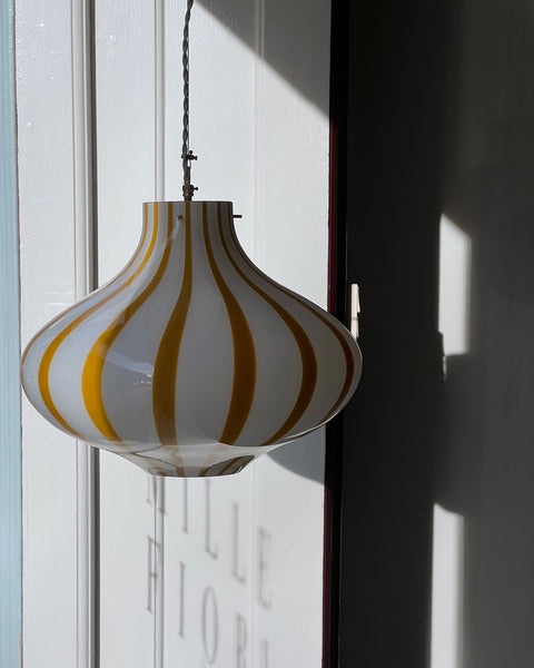 Ceiling lamp - Amber vertical stripes Cipolla (D40)