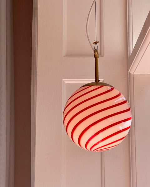 Ceiling lamp - Red swirl (D20)
